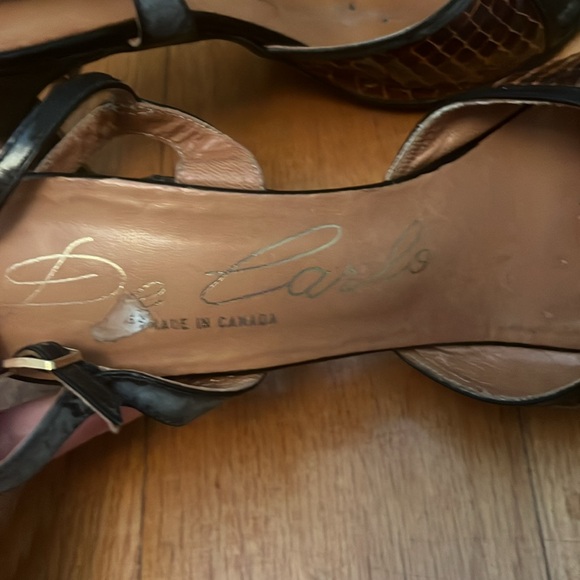 Vintage De Carlo sandals size 8 - Picture 4 of 4